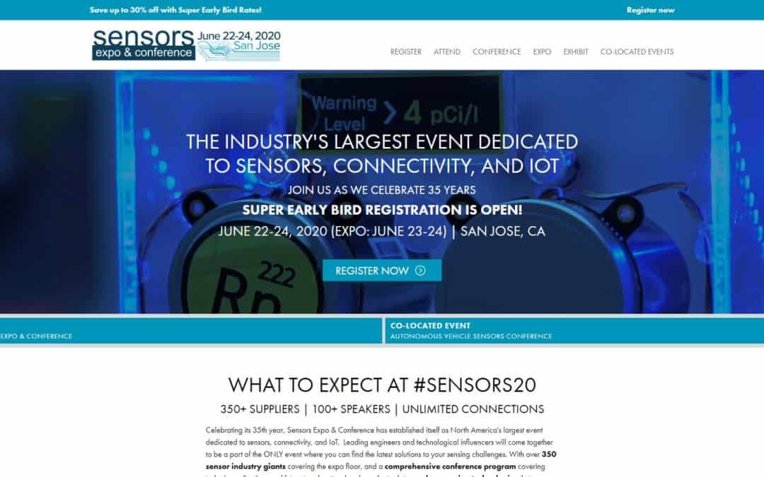 Sensors Expo & Conference June 22-24 2020